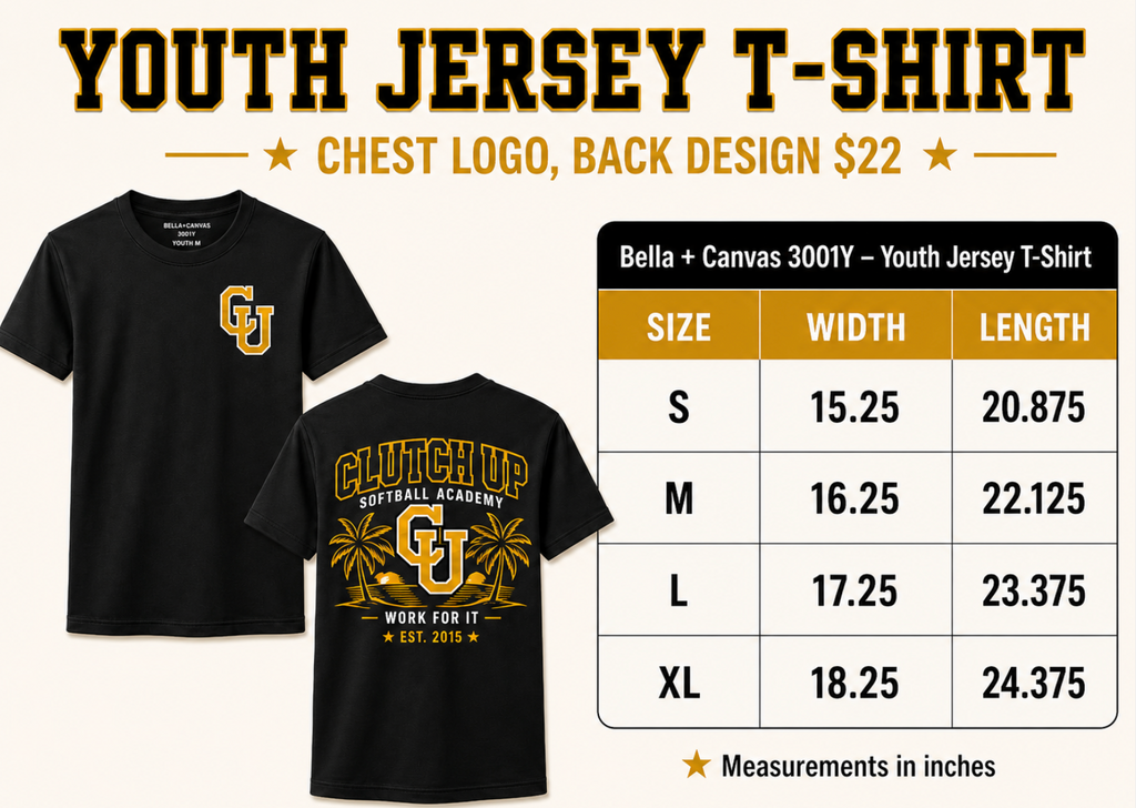 Clutch Up Youth Cotton T-Shirt