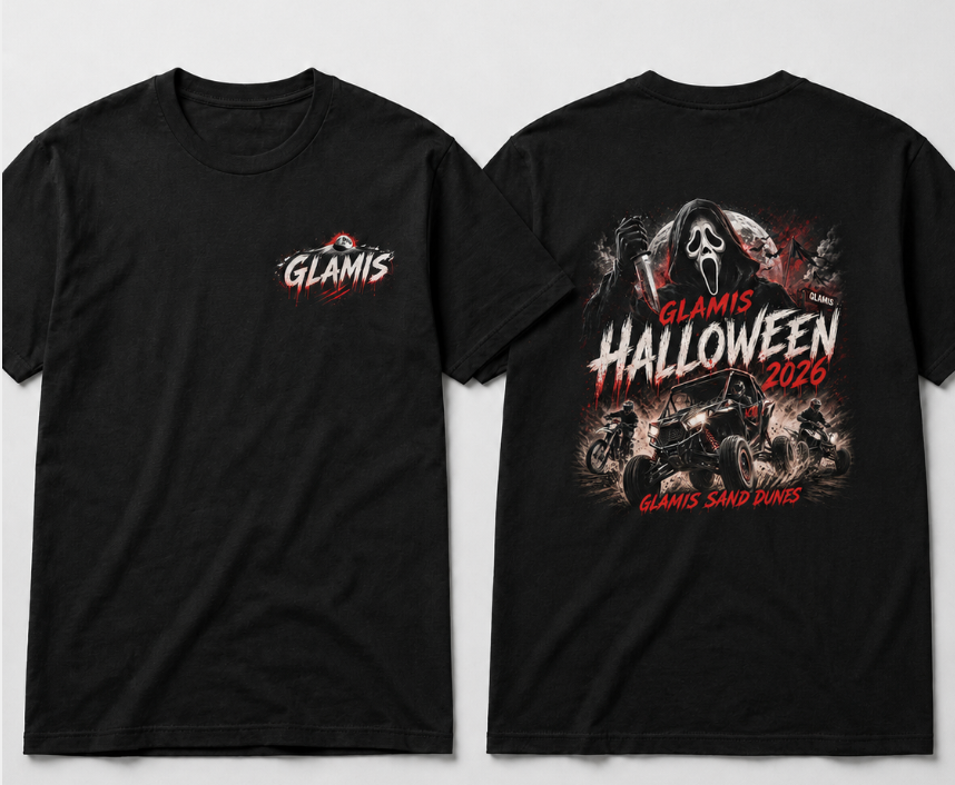 Glamis Halloween 2026 Masked Horror Off-Road T-Shirt