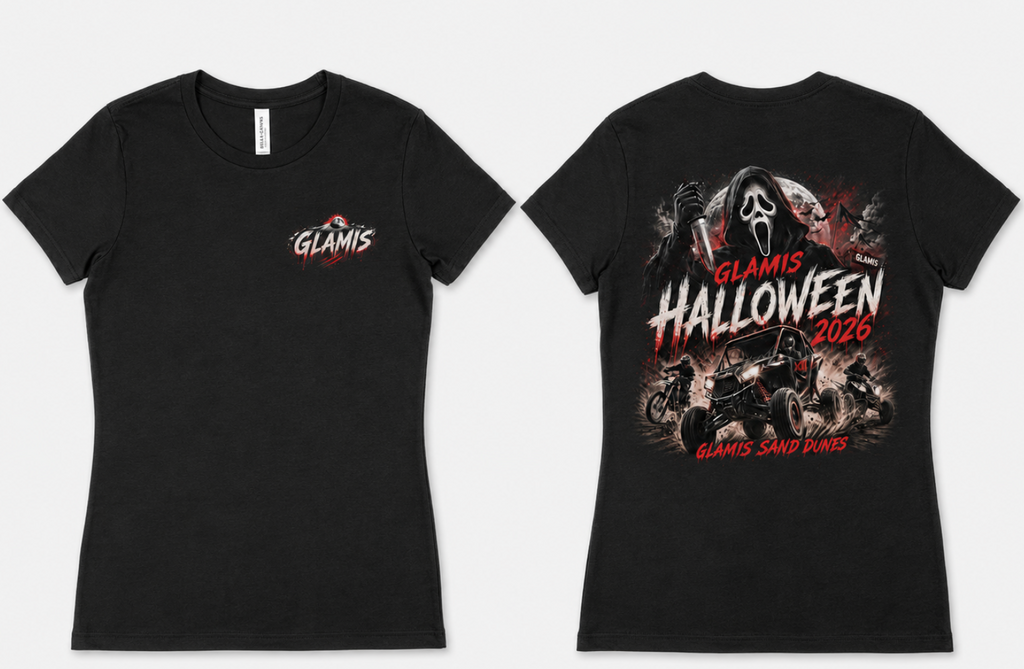 Ladies Glamis Halloween 2026 Masked Horror Off-Road T-Shirt