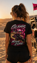 Glamis Ride for the Cure Women’s Tee – Breast Cancer Awareness Off-Road Shirt