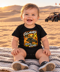 Baby Glamis Ride for the Cure Childhood Cancer & Leukemia Awareness Onesie