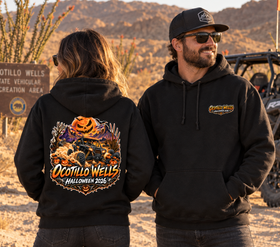 Ocotillo Wells Halloween 2026 Unisex Black Hoodie