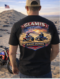 Glamis Competition Hill Sand Dunes Patriotic Graphic Tee – Off Road ATV Shirt