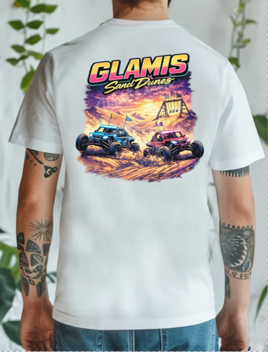 Glamis Sand Dunes Sunset Off Road Shirt – Sand Rail Desert Graphic Tee