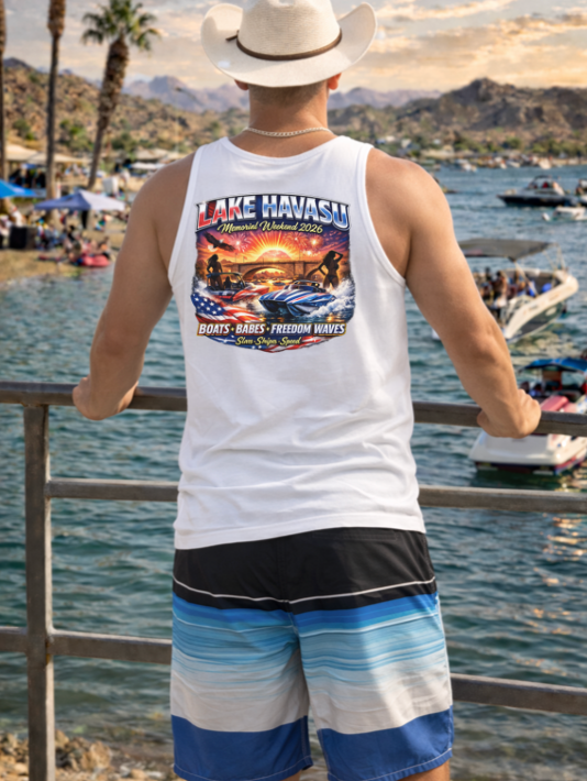 Lake Havasu Memorial Weekend 2026 Shirt – Boats, Babes & Freedom Waves Tee