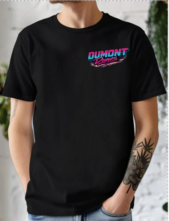 Dumont Dunes Retro Off-Road T-Shirt | Desert UTV & Sand Dune Graphic Tee