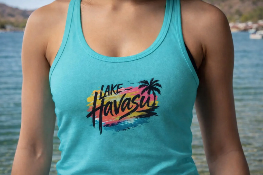 Lake Havasu Neon Sunset Women’s Tank
