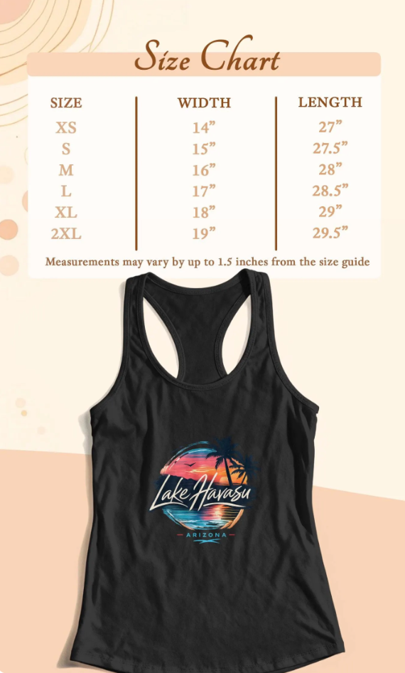 Lake Havasu Arizona Sunset Women’s Tank
