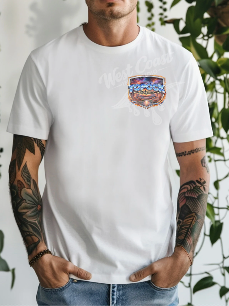 Topock Arizona Memorial Weekend 2026 T-Shirt or Tank – Boats Babes Freedom Waves Graphic Tee