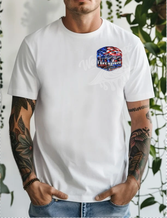 Lake Havasu Arizona Patriotic Flag Tee