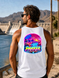 Parker Arizona Retro Neon Tank Top or T-Shirt | Parker Dam Colorado River Shirt