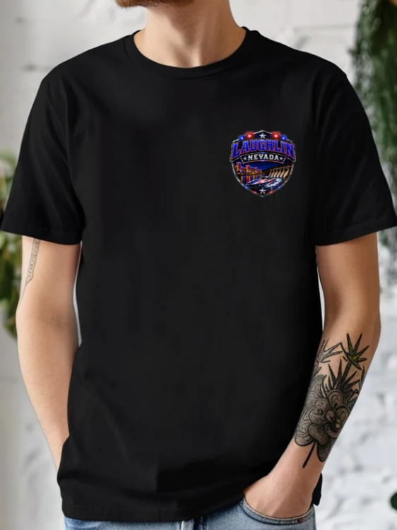 Laughlin Nevada Independence Day 2026 T-Shirt or Tank Top | Fast Boats, Fireworks & Freedom