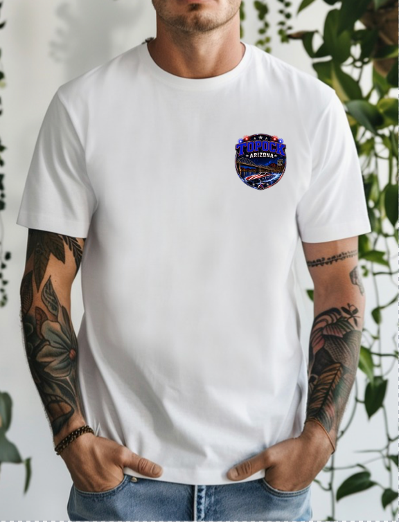 Topock Arizona Independence Day 2026 T-Shirt or  Tank Top | Fast Boats, Fireworks & Freedom