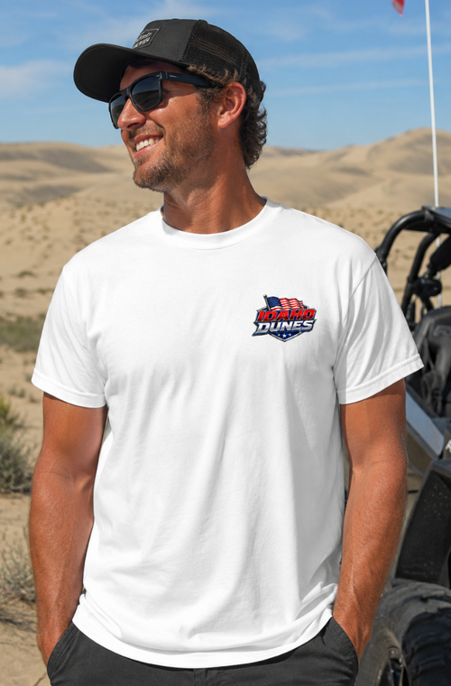 Idaho Dunes Red, White & Roost Off-Road T-Shirt or Tank Top
