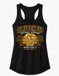 Clutch Up Softball Academy Black Racerback Tank – Work For It