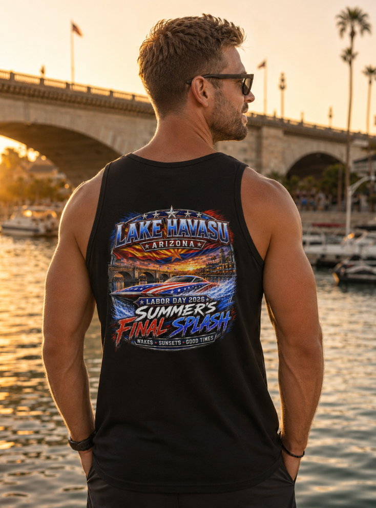 Lake Havasu Arizona Labor Day 2026 Summer’s Final Splash Tee or Tank-Top