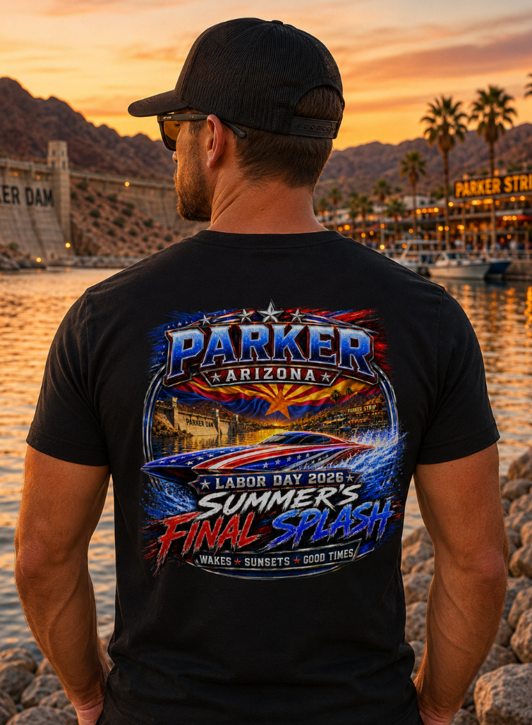 Parker Arizona Labor Day 2026 Summer’s Final Splash T-Shirt or Tank Top