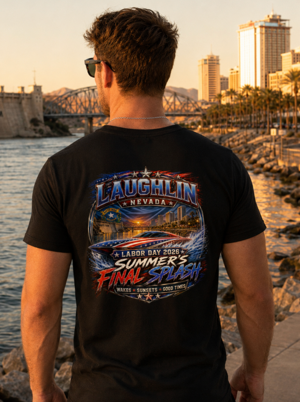 Laughlin Nevada Labor Day 2026 Summer’s Final Splash T-Shirt or Tank-Top