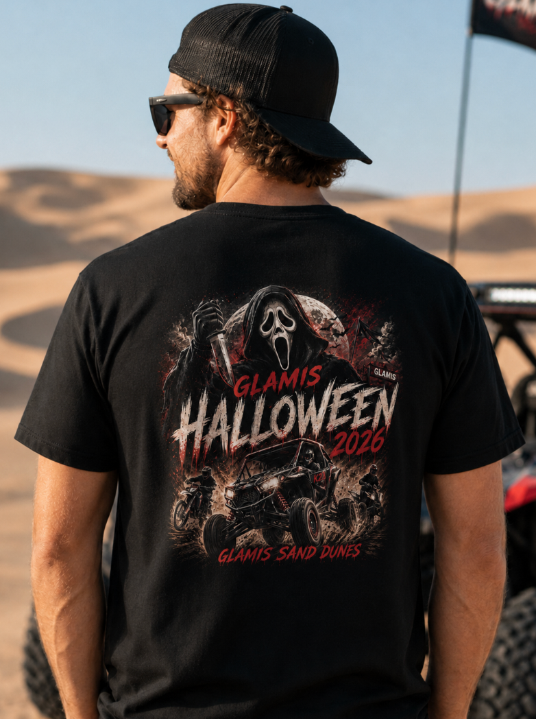 Glamis Halloween 2026 Masked Horror Off-Road T-Shirt