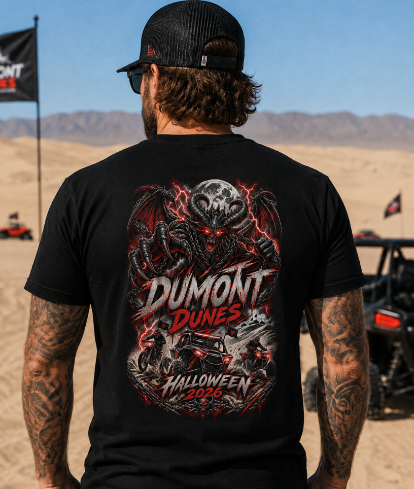 Dumont Dunes Halloween 2026 Demon Off-Road T-Shirt