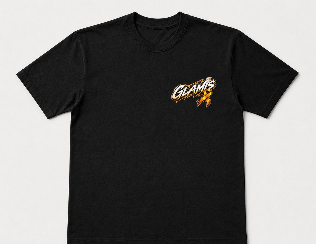 Men's Glamis Ride for the Cure Childhood Cancer & Leukemia Awareness Shirt